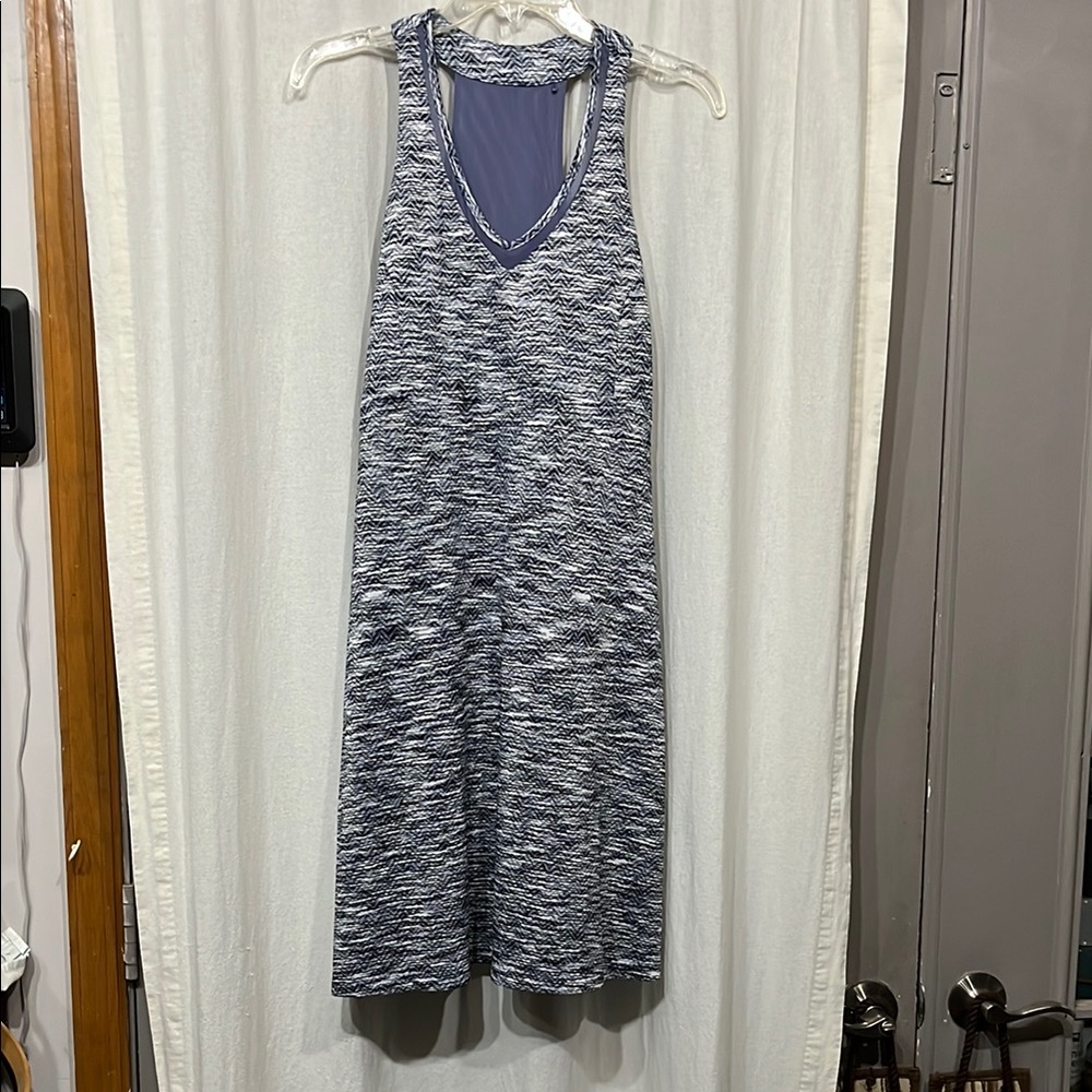 MPG Women's Black and White Patterned Dress